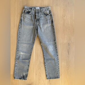 Frame Denim Light Gray Jeans